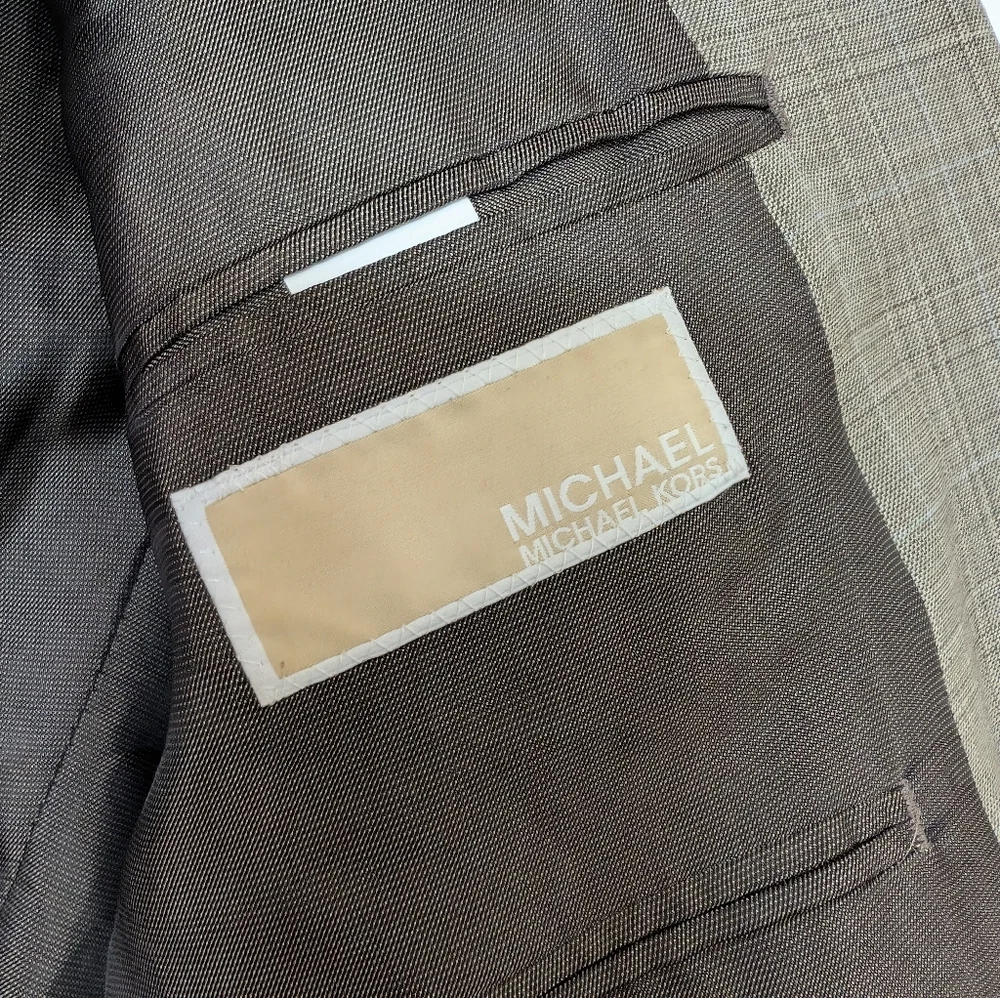 Men's MICHAEL KORS Glen Plaid 2 Button Sportcoat Blazer